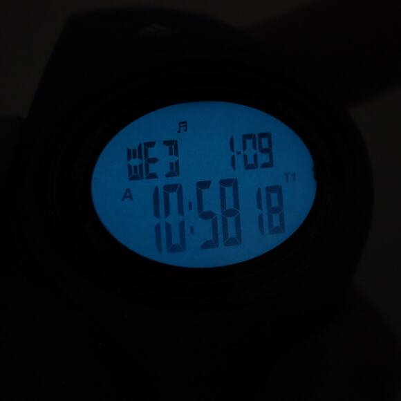 Adidas Mens Blue Digital Sport 49mm Watch Alarm Chrono Timer with New Battery - Picture 7 of 15